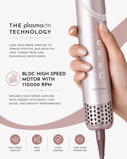 Valoire Flexy 8-In-1 Professional Multi-Styler Without Heat Damage